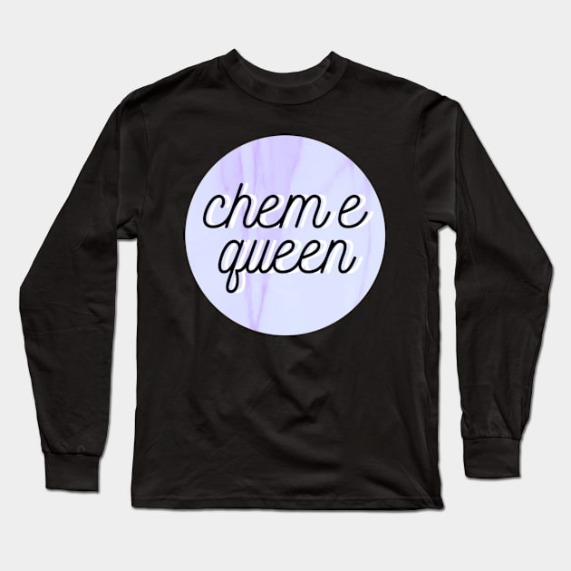 chem e queen purple Long Sleeve T-Shirt by emilykroll